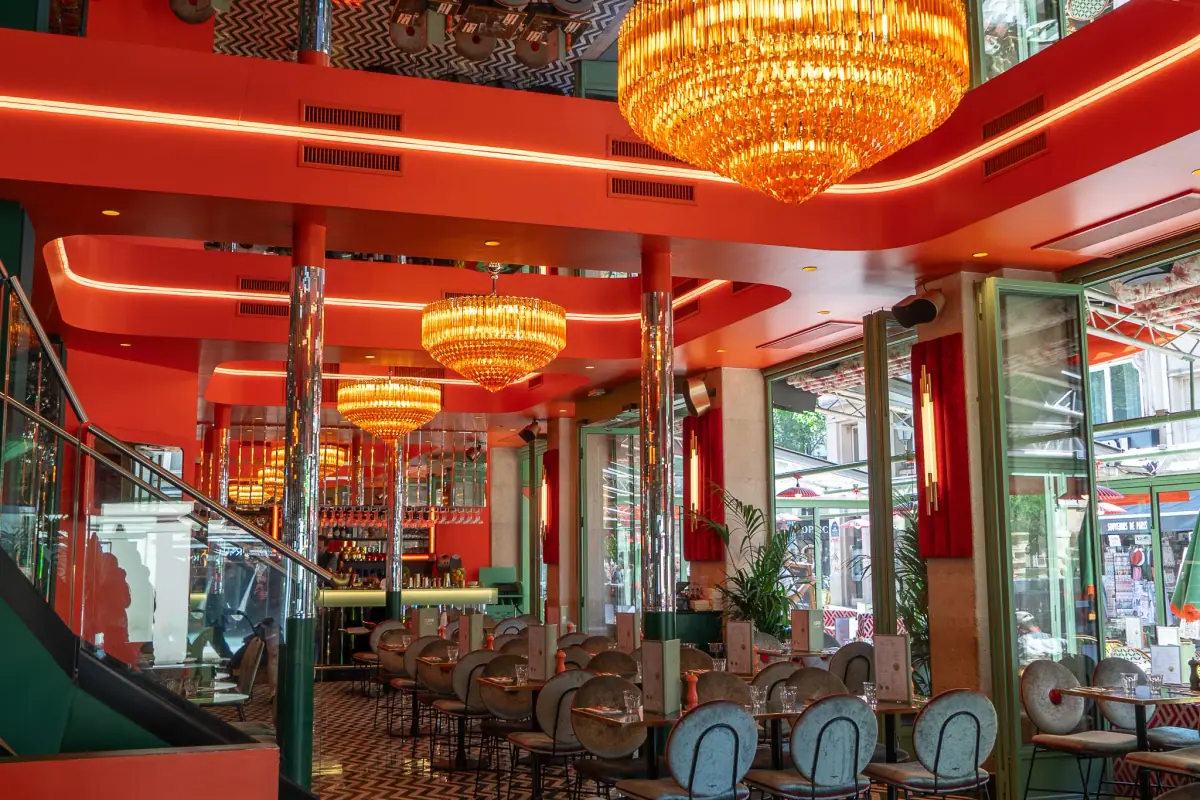 Madame Claude 1970s dining room for breakfast